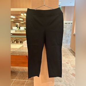 J.CREW black twill stretch cigarette pant size 10
